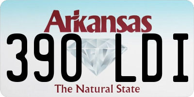 AR license plate 390LDI