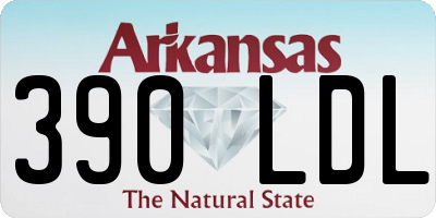 AR license plate 390LDL