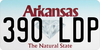 AR license plate 390LDP