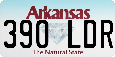 AR license plate 390LDR