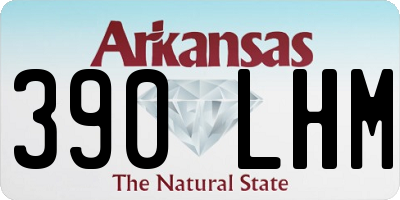 AR license plate 390LHM