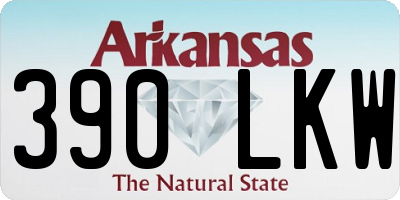 AR license plate 390LKW