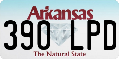 AR license plate 390LPD