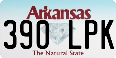 AR license plate 390LPK