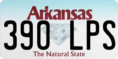 AR license plate 390LPS