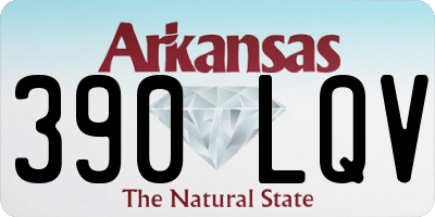 AR license plate 390LQV