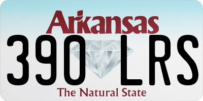 AR license plate 390LRS