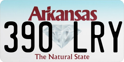 AR license plate 390LRY
