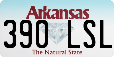 AR license plate 390LSL