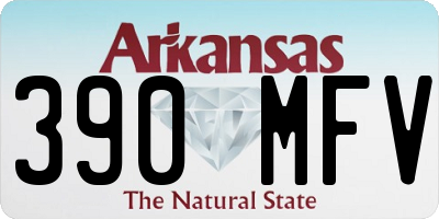 AR license plate 390MFV