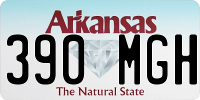 AR license plate 390MGH