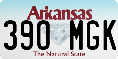 AR license plate 390MGK