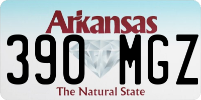 AR license plate 390MGZ