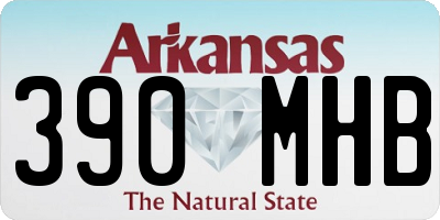 AR license plate 390MHB