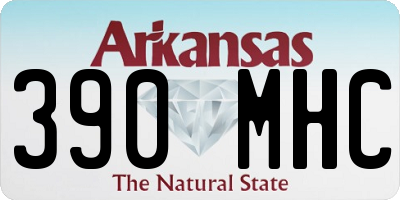 AR license plate 390MHC