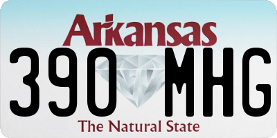 AR license plate 390MHG