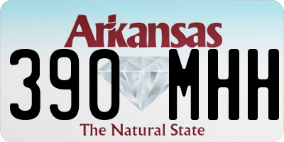 AR license plate 390MHH