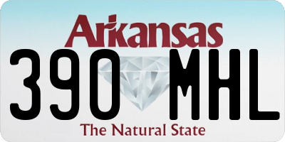 AR license plate 390MHL