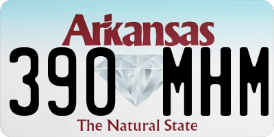 AR license plate 390MHM