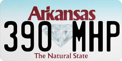 AR license plate 390MHP