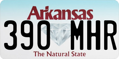 AR license plate 390MHR