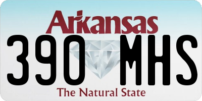 AR license plate 390MHS