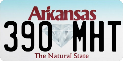 AR license plate 390MHT