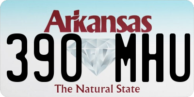 AR license plate 390MHU
