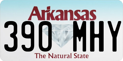 AR license plate 390MHY