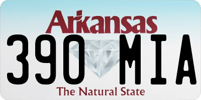 AR license plate 390MIA