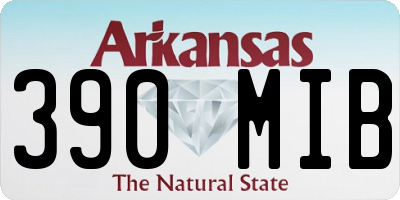 AR license plate 390MIB