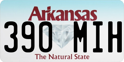AR license plate 390MIH