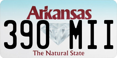 AR license plate 390MII