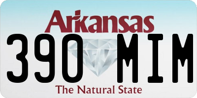 AR license plate 390MIM