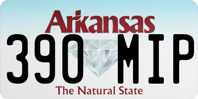 AR license plate 390MIP