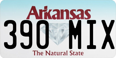AR license plate 390MIX