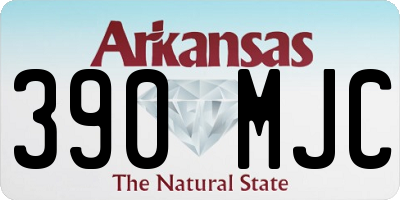 AR license plate 390MJC