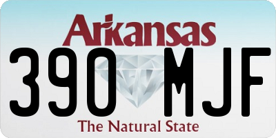 AR license plate 390MJF