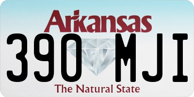 AR license plate 390MJI