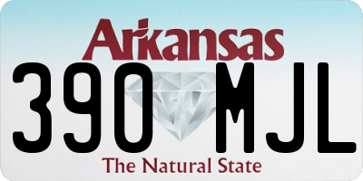 AR license plate 390MJL