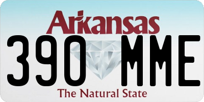 AR license plate 390MME