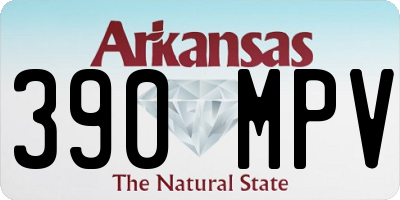 AR license plate 390MPV