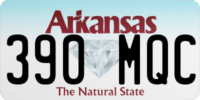 AR license plate 390MQC