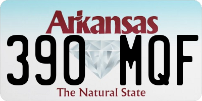 AR license plate 390MQF