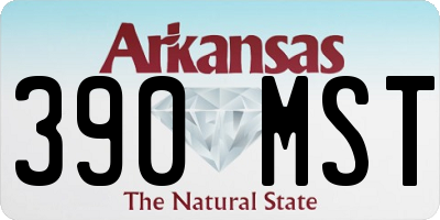 AR license plate 390MST