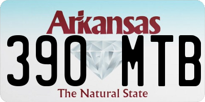 AR license plate 390MTB
