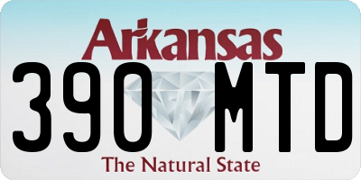 AR license plate 390MTD