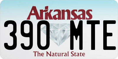 AR license plate 390MTE