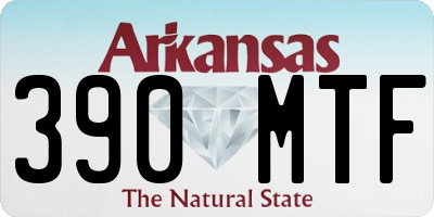 AR license plate 390MTF