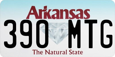 AR license plate 390MTG